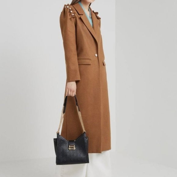 Michael Kors Whitney Quilted Small Chain Shoulder Tote Black Leather - Picture 3 of 16